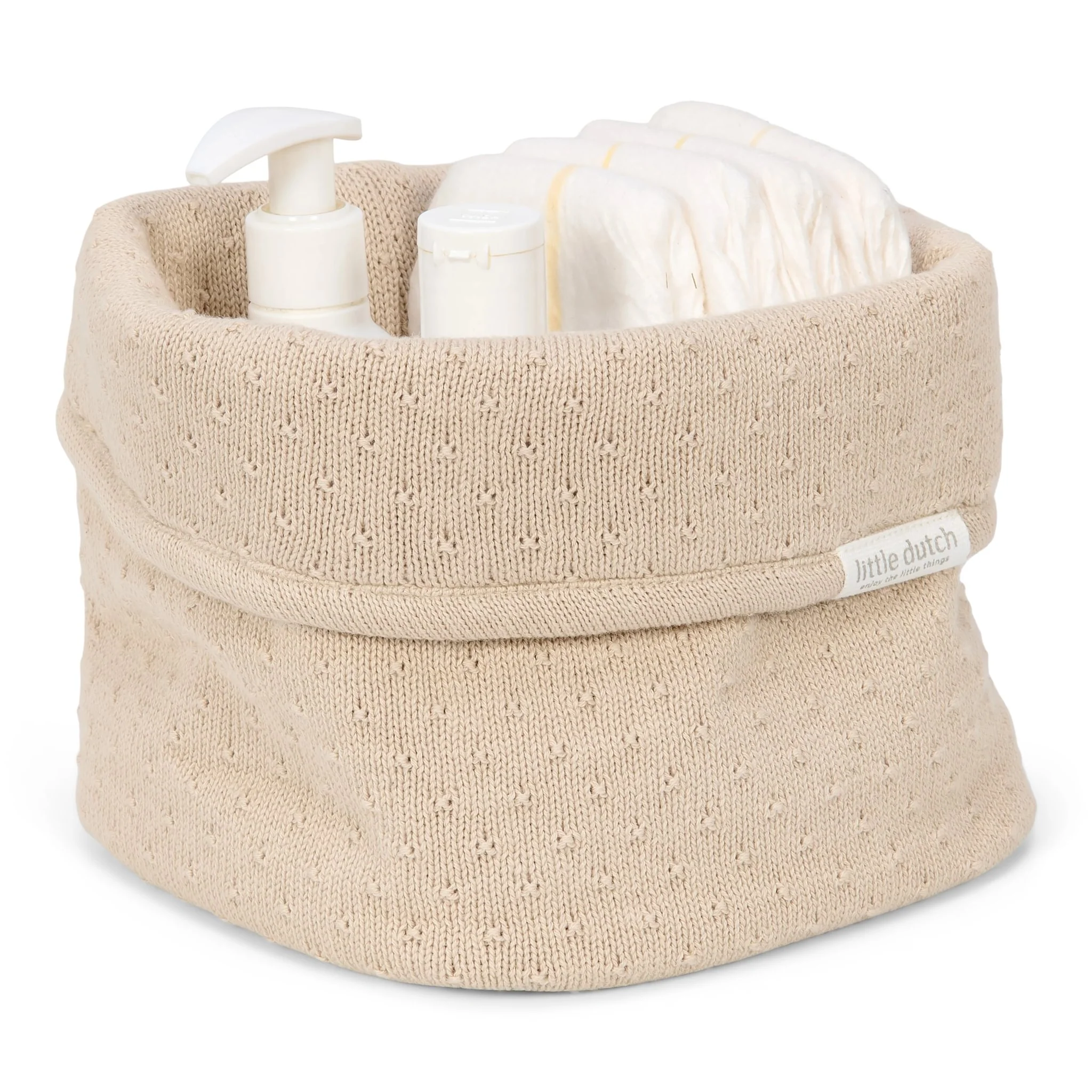 Little Dutch Commodemandje Klein | Pure Soft Beige - Image 2