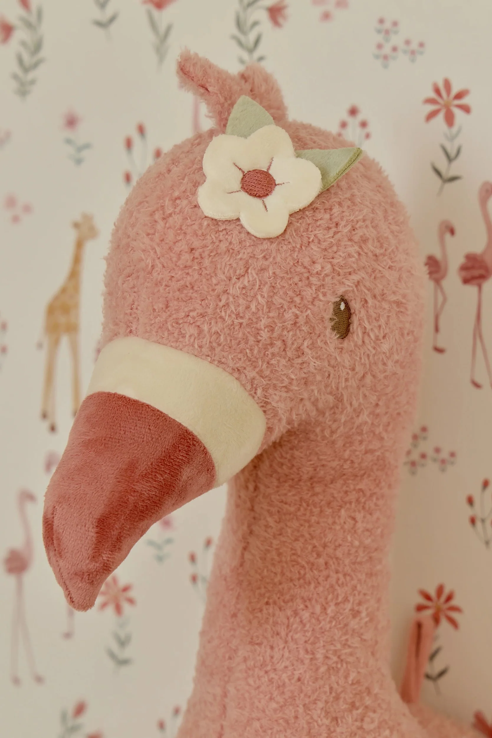 Little Dutch Dierenkop Safari Friends | Flamingo - Image 3