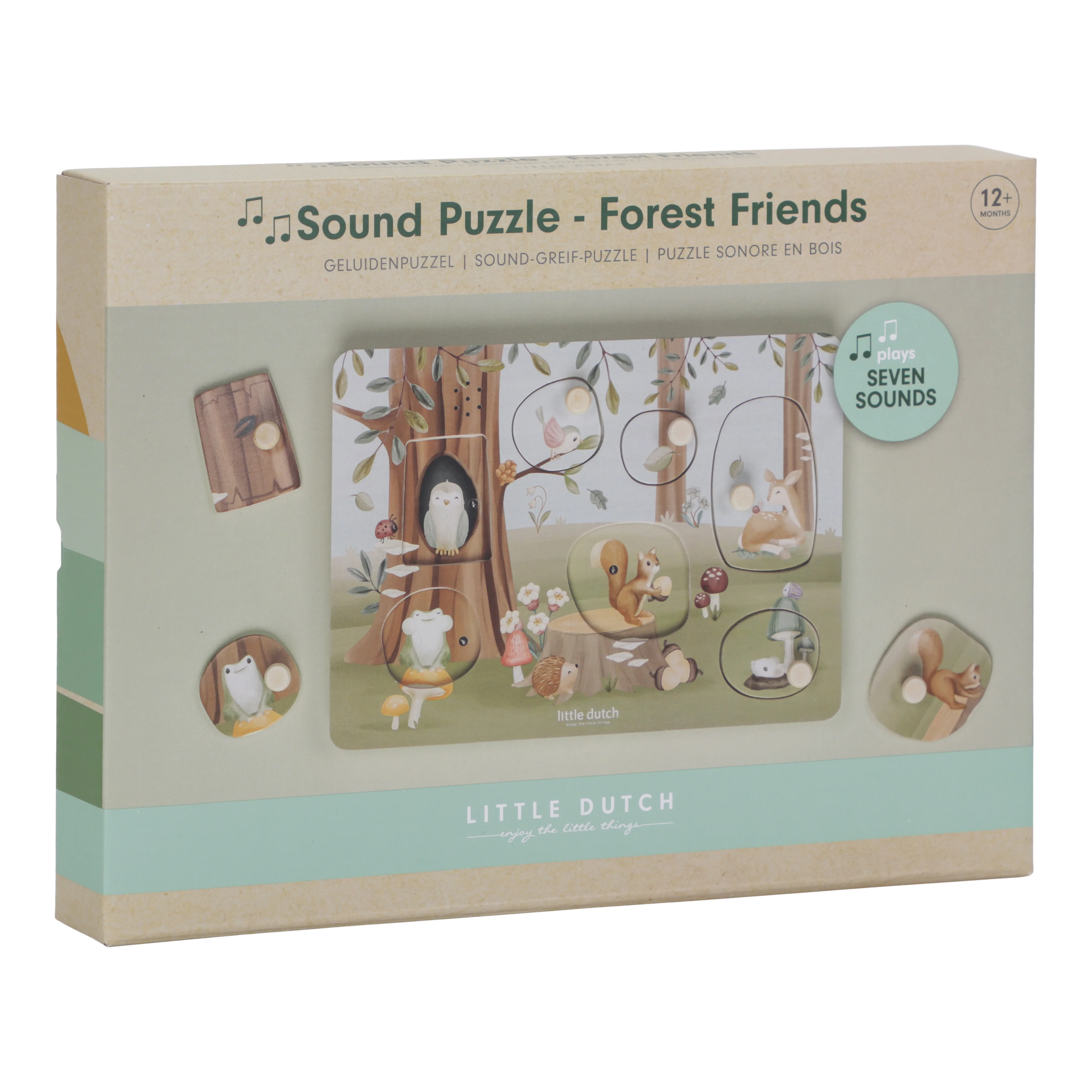 Little Dutch Geluidenpuzzel Forest Friends Fsc - Image 4