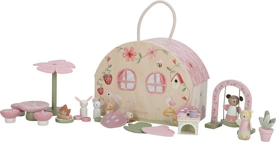 Little Dutch Houten Poppenhuis Feeënhuisje | Fairy Garden - Image 5