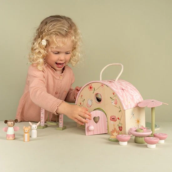 Little Dutch Houten Poppenhuis Feeënhuisje | Fairy Garden - Image 8