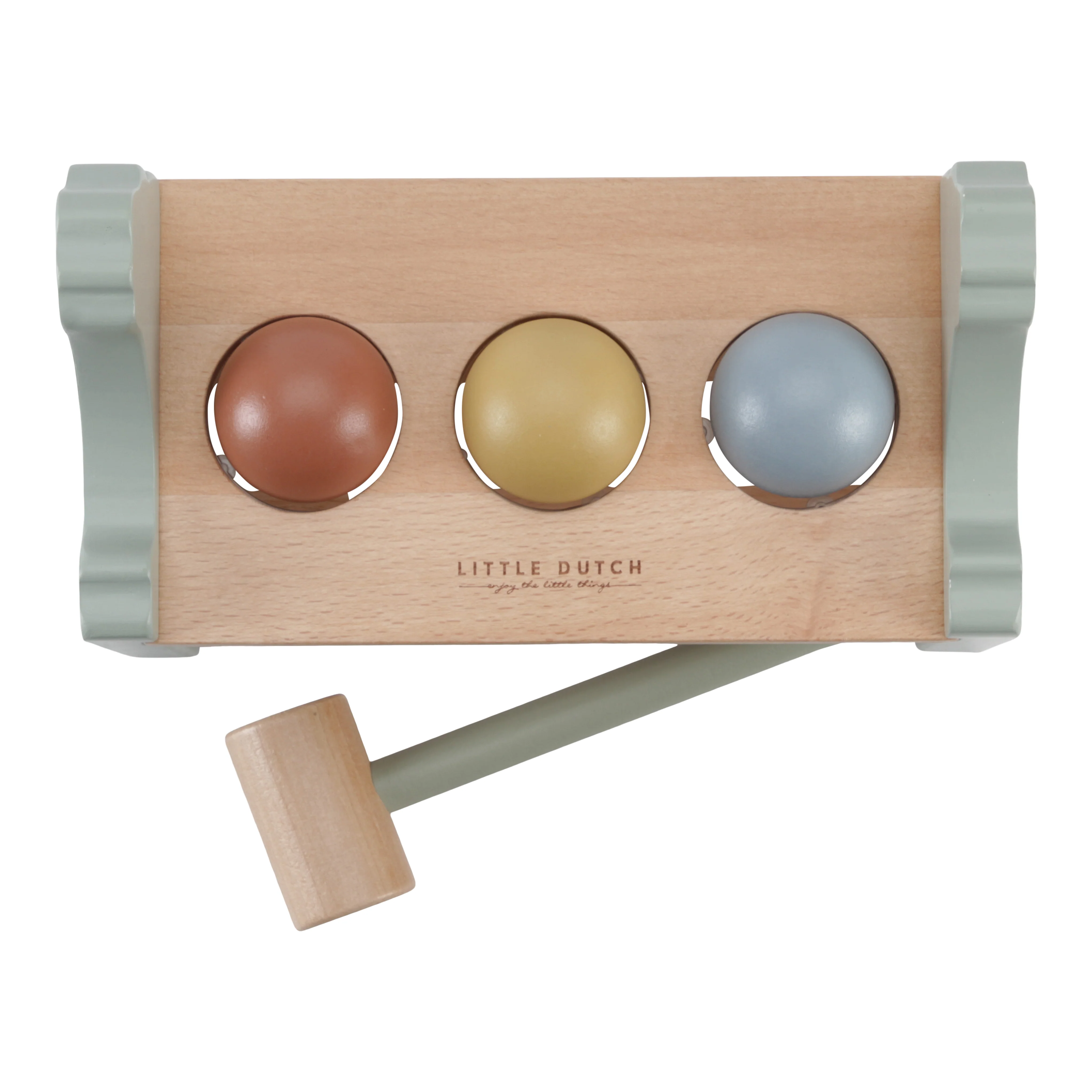 Little Dutch Houten Hamerbank Met Ballen | Little Farm - Image 3