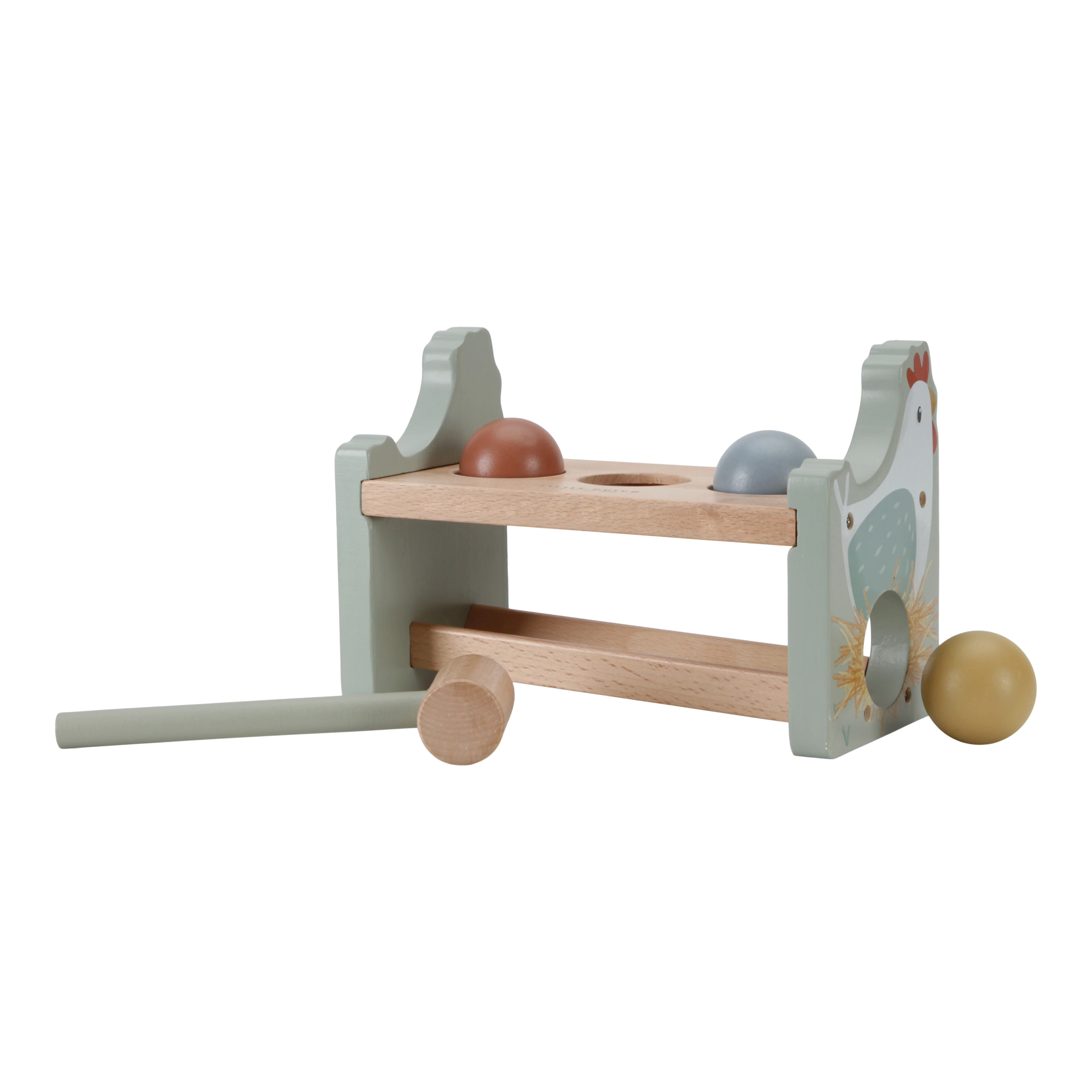 Little Dutch Houten Hamerbank Met Ballen | Little Farm - Image 7