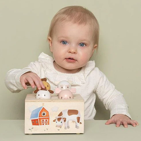 * Little Dutch Houten Pop up Toy | Little Farm - Image 2