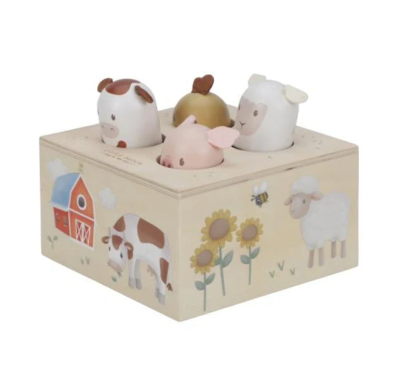 * Little Dutch Houten Pop up Toy | Little Farm - Image 3