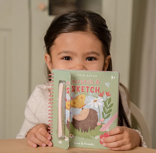 * Little Dutch Kras- En Schetsboek | Rosa & Friends - Image 3