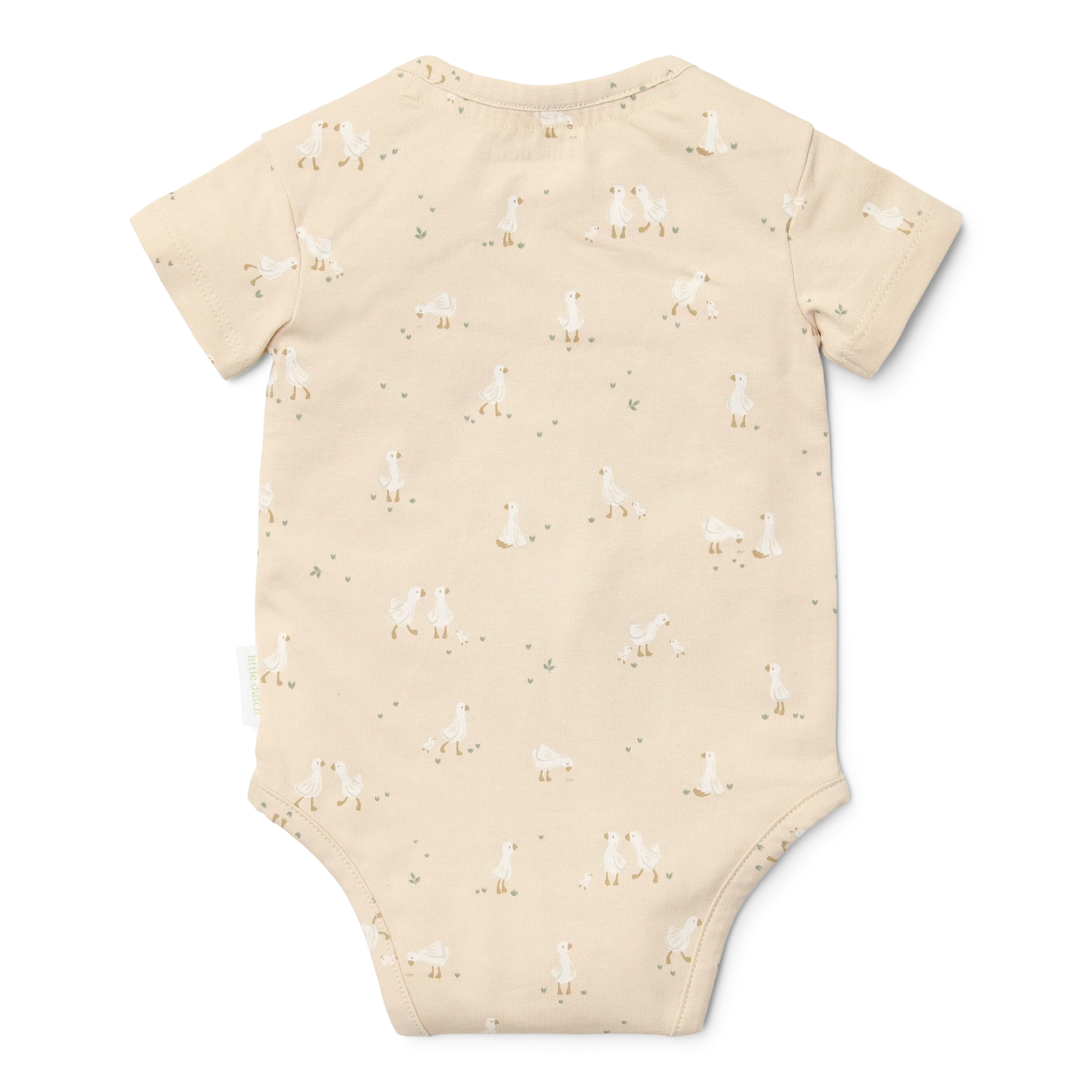 * Little Dutch Romper Korte Mouw Little Goose | Beige - Image 2
