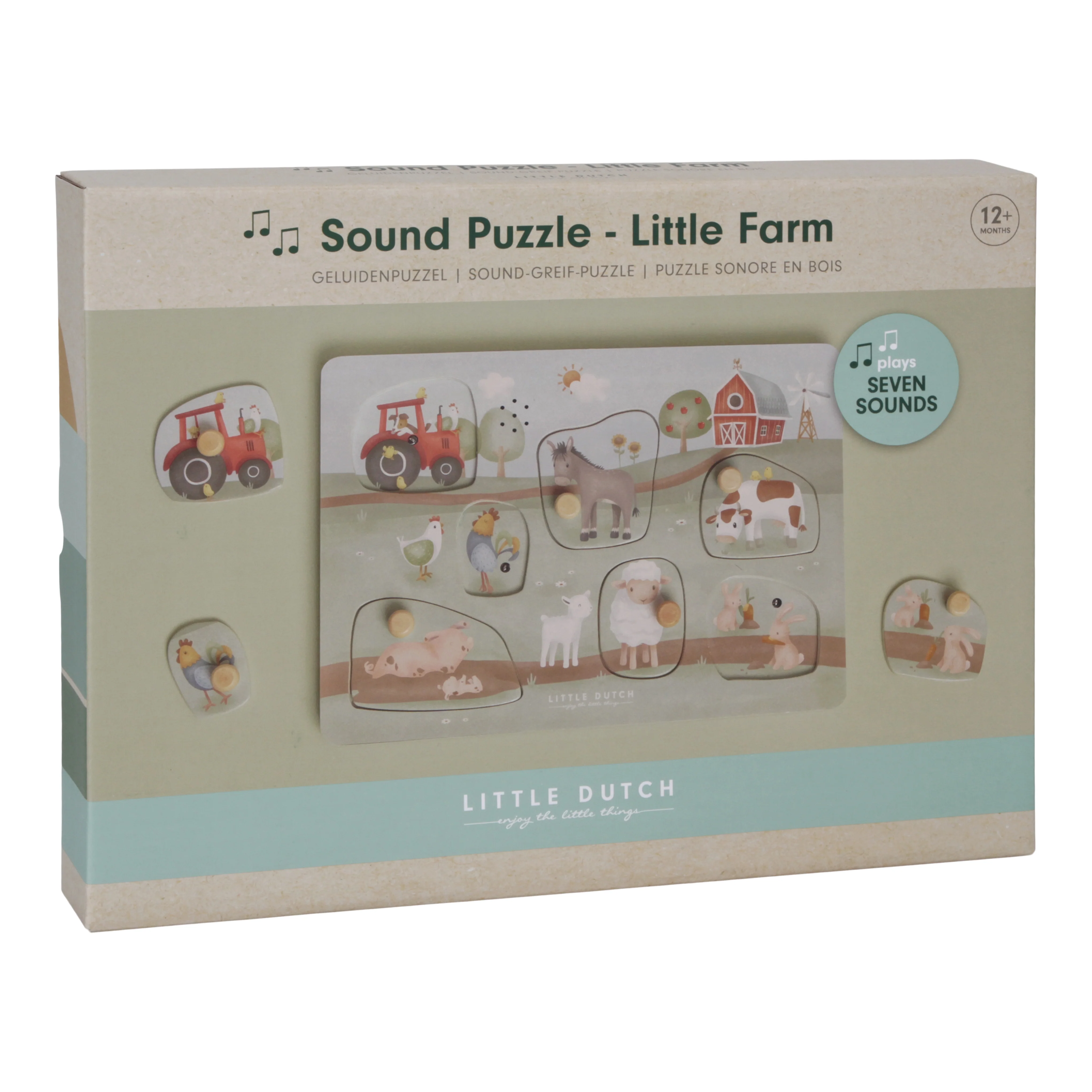 Little Dutch Sound Puzzle Geluiden Puzzel | Little Farm - Image 7