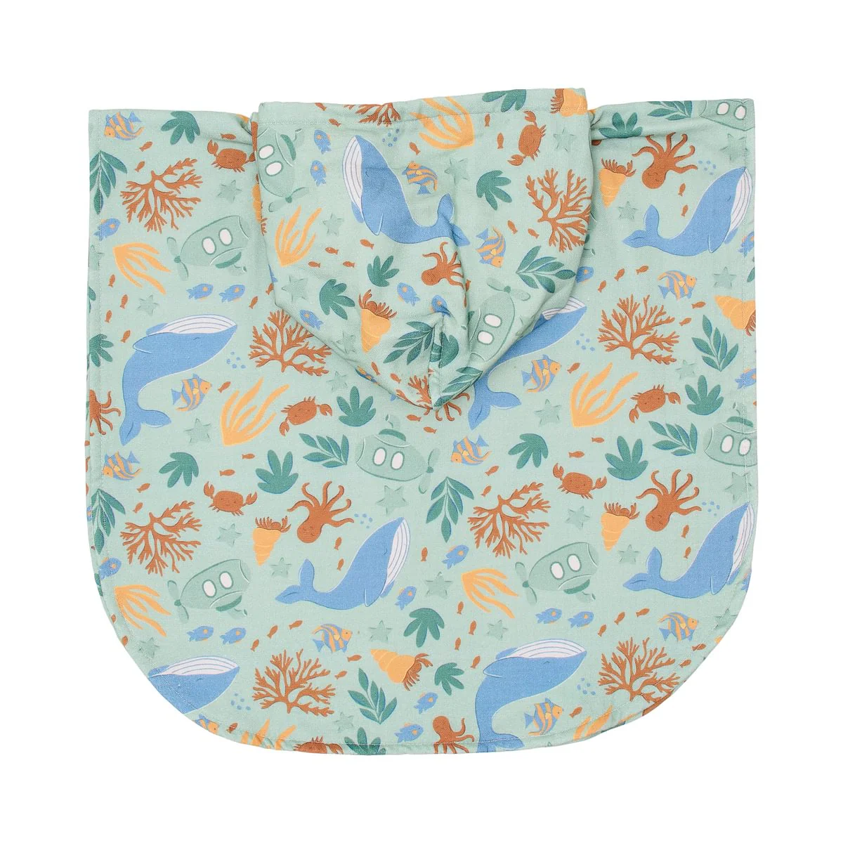 Little Dutch Strandponcho | Ocean World Multicolour - Image 2