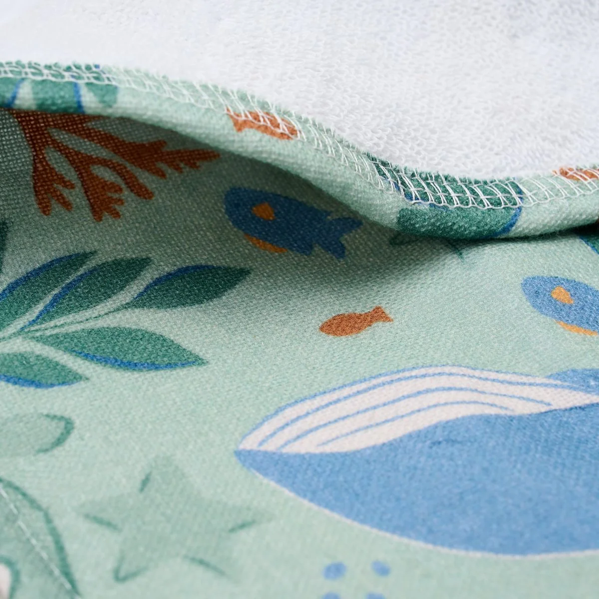 Little Dutch Strandponcho | Ocean World Multicolour - Image 4