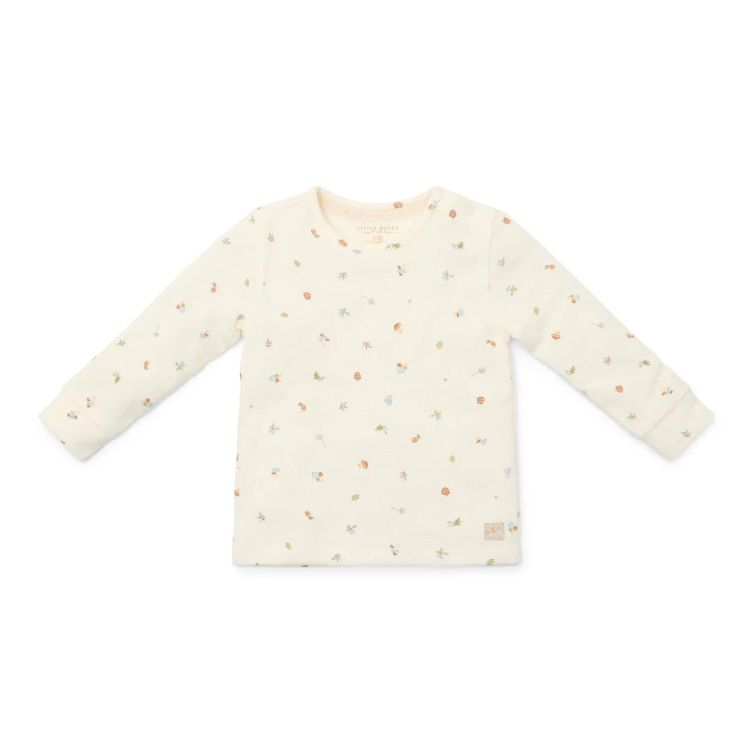 * Little Dutch Twee-delige Pyjama Forest Treasures | Wit - Image 3