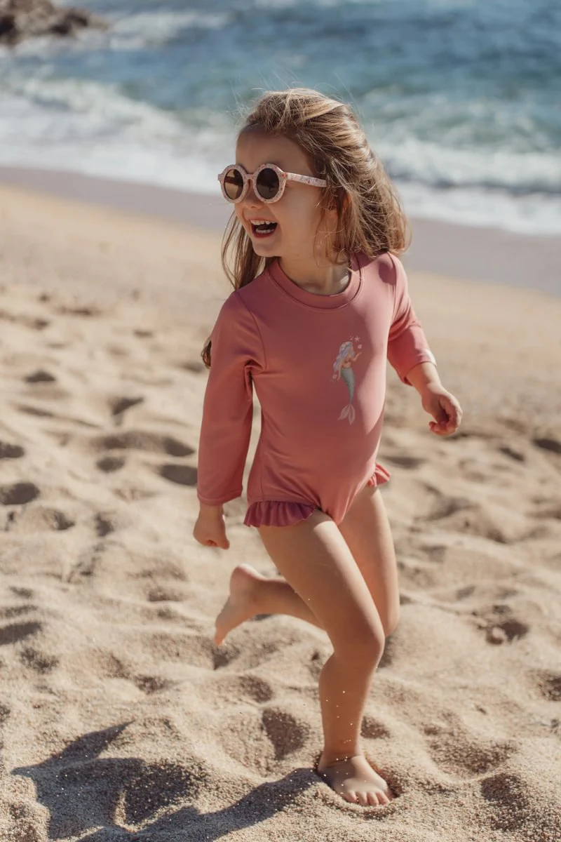 * Little Dutch UV Zwempak Lange Mouwen | Dreamy Pink - Image 4