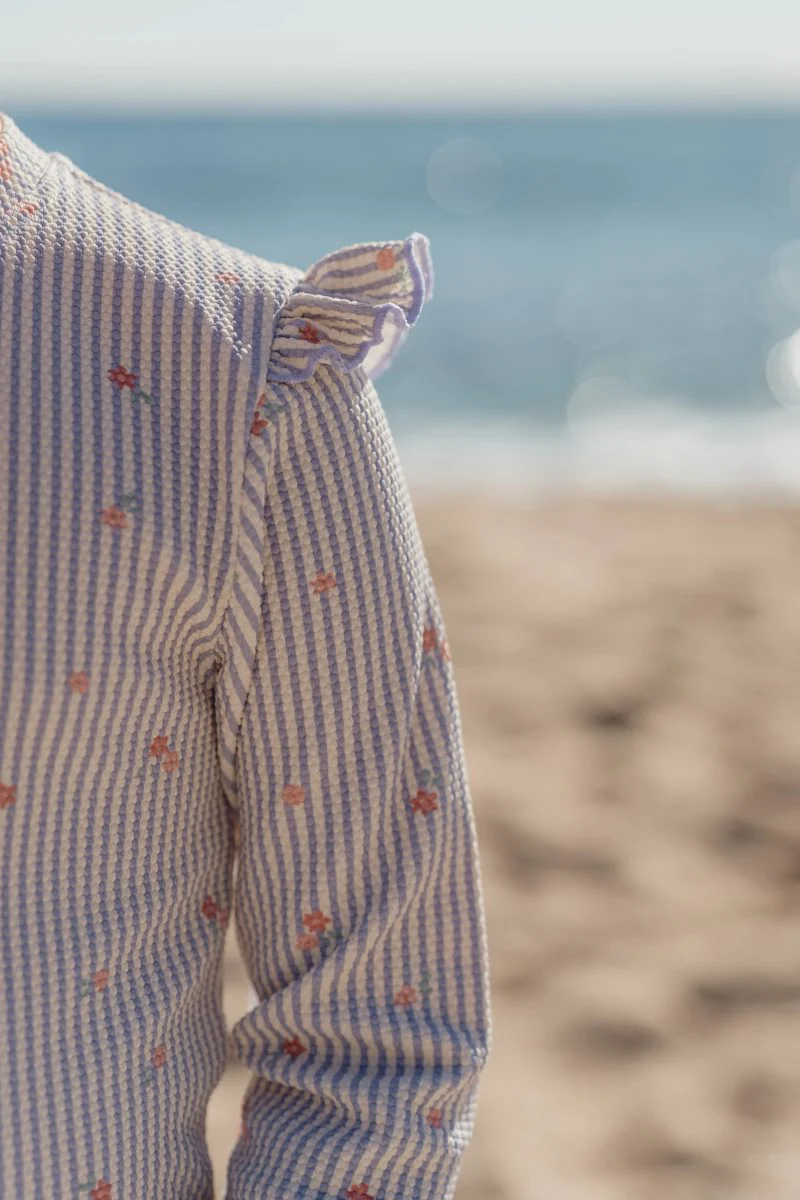 * Little Dutch UV Zwempak Lange Mouwen | Dreamy Stripes - Image 7