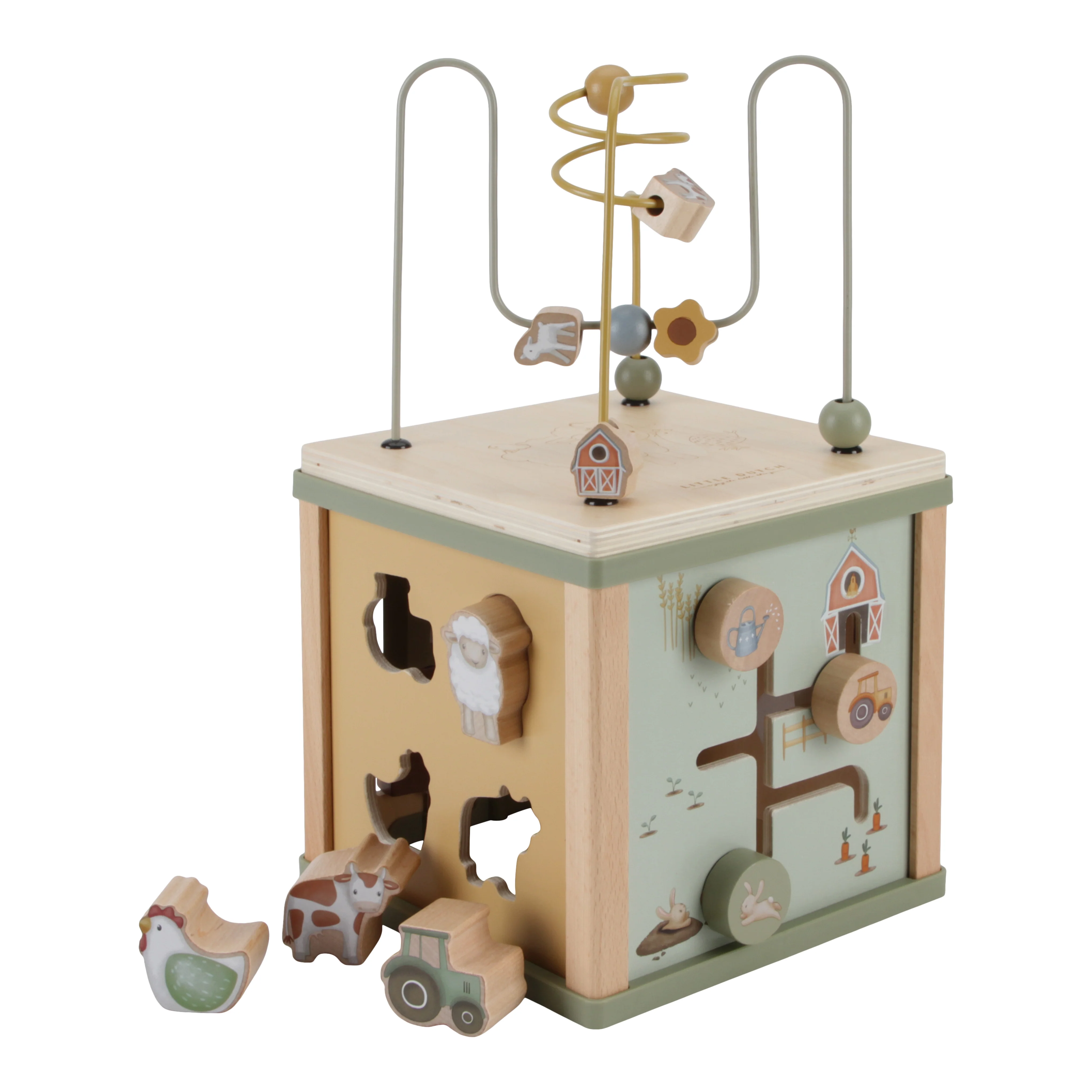 * Little Dutch Houten Activiteiten Spiraal | Little Farm