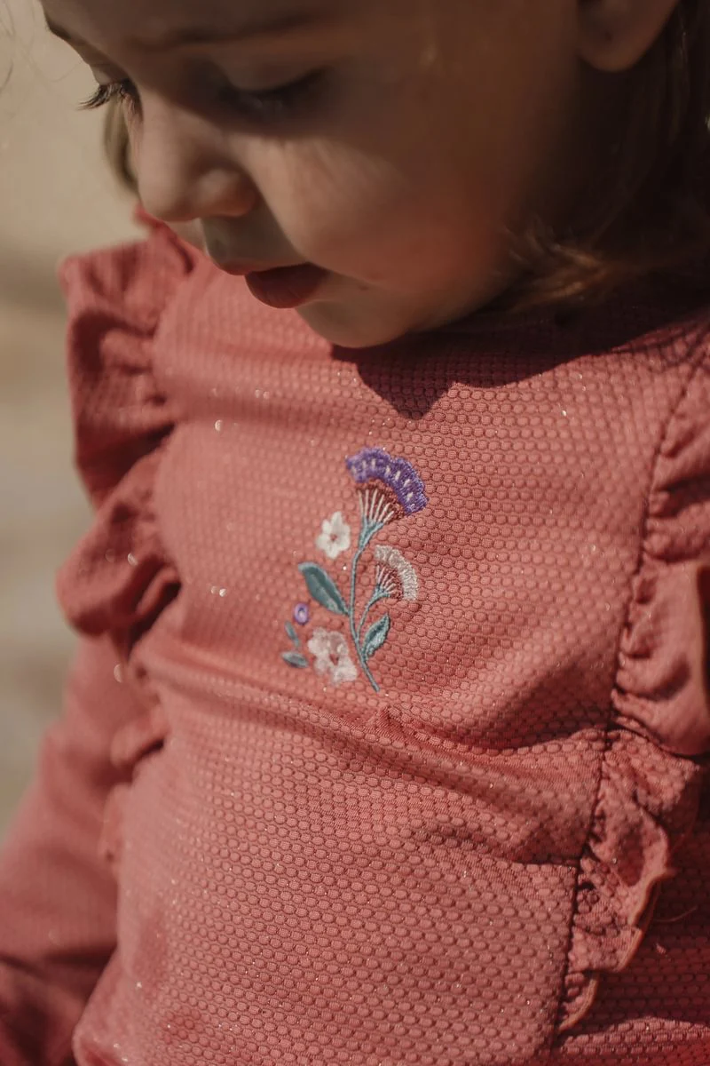 * Little Dutch Zwemshirt Lange Mouwen | Dreamy Pink Sparkle - Image 10