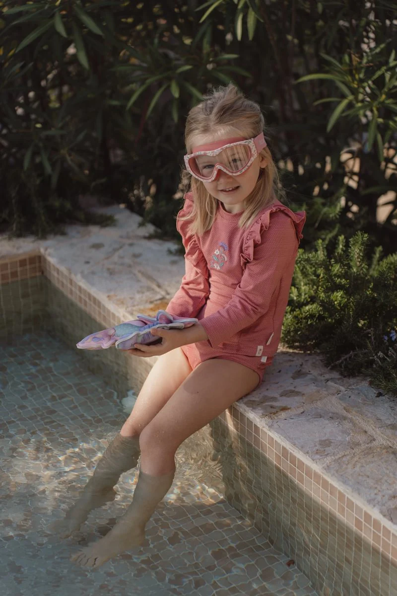 * Little Dutch Zwemshirt Lange Mouwen | Dreamy Pink Sparkle - Image 16