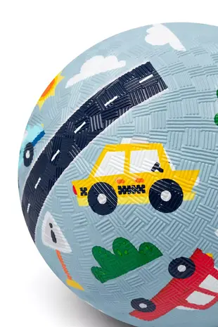 * Little L Rubber bal Auto's 13 cm - Image 2