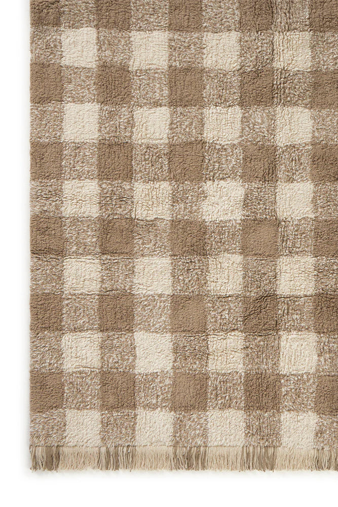 Lorena Canals Machine Wasbaar Tapijt 90x120 cm | Vichy Marron - Image 4
