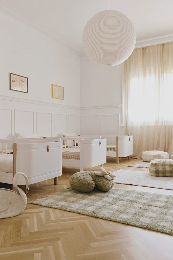Lorena Canals Machine Wasbaar Tapijt 90x120 cm | Vichy Matcha - Image 5