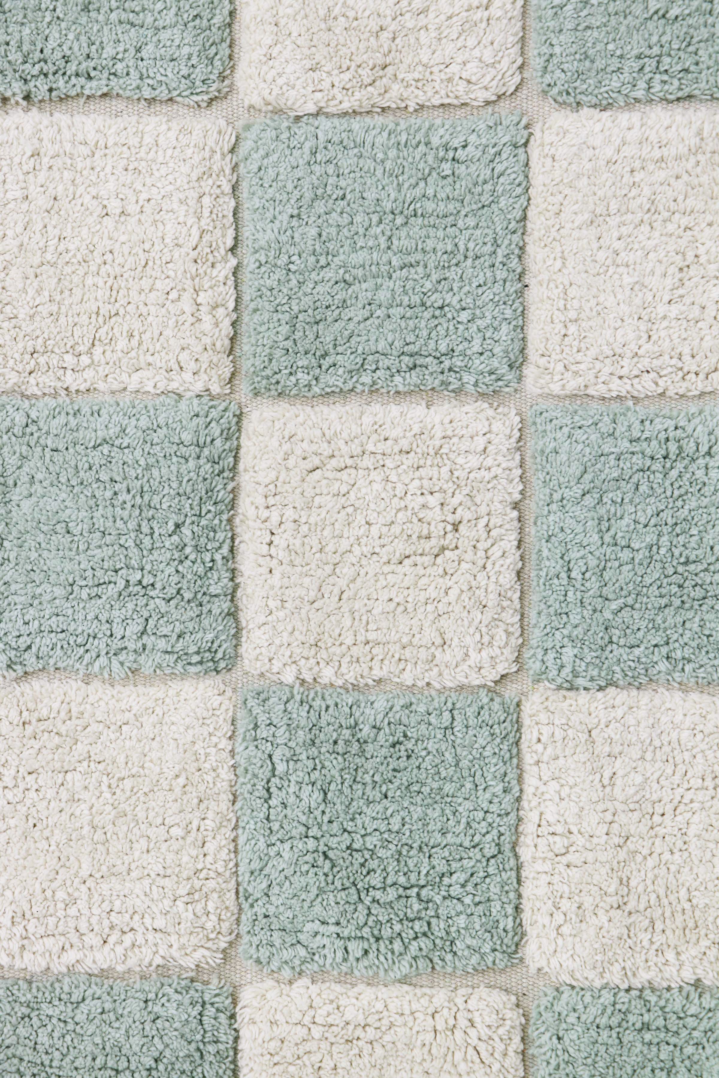 Lorena Canals machinewasbaar RugCycled Tapijt 120x160cm | Tiles Blue Sage - Image 4