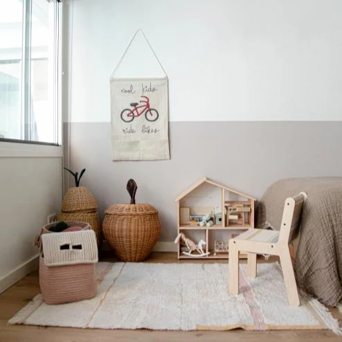 Lorena Canals machinewasbaar RugCycled Tapijt 90x130cm | Lanes Vintage Nude - Image 2