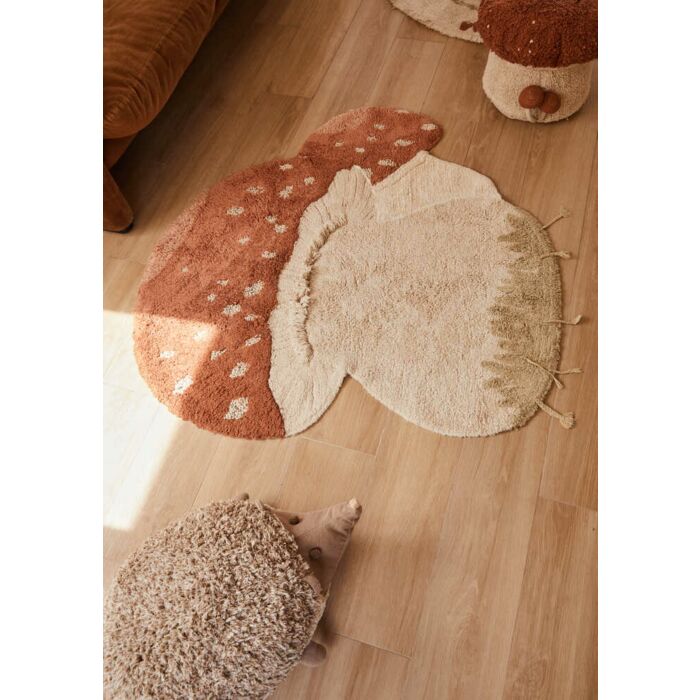 Lorena Canals Machinewasbaar Tapijt Rug 120x120cm | Boletus - Image 5