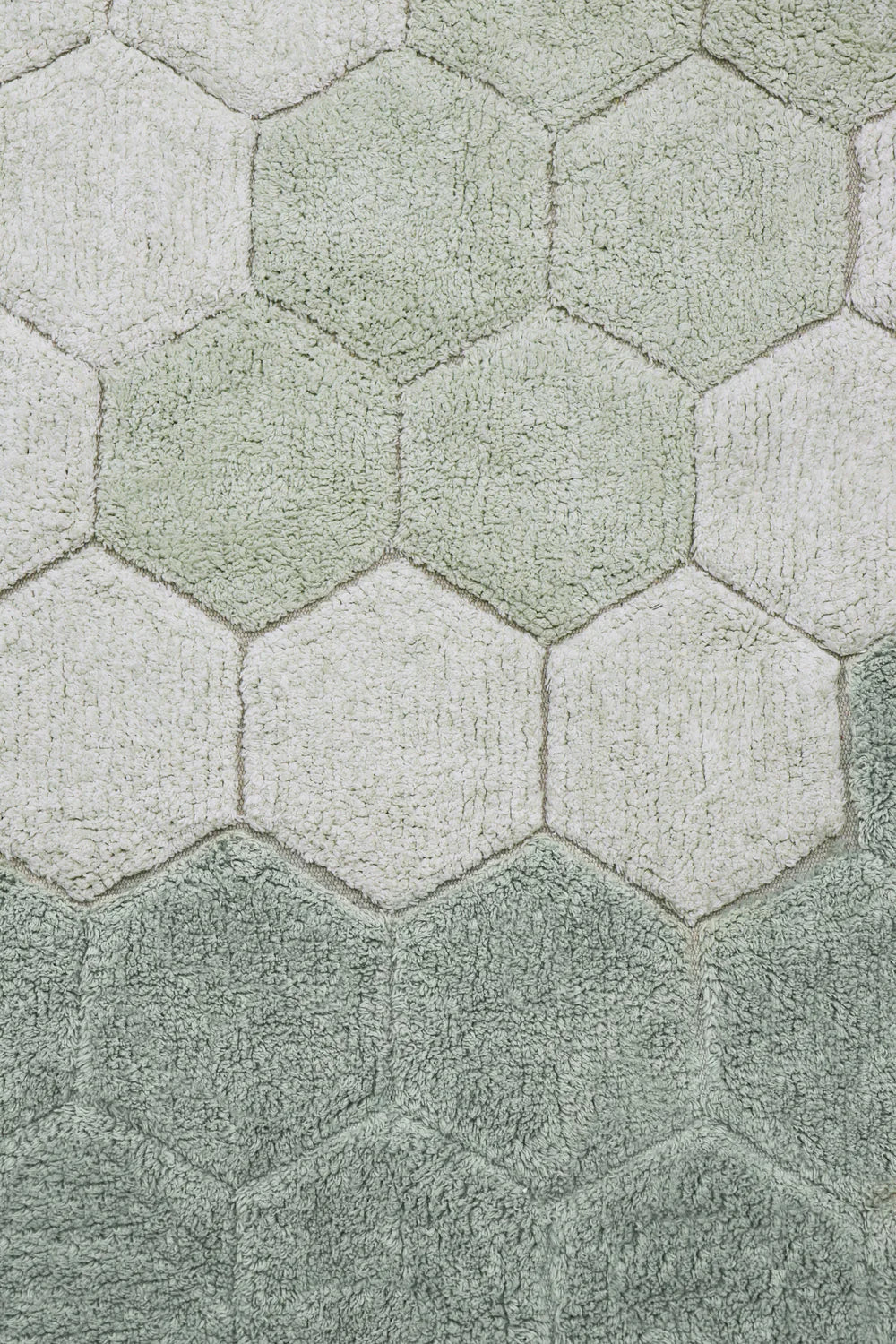 Lorena Canals Machinewasbaar Tapijt Rug Rond Ø140cm | Honeycomb Blue Sage - Image 6