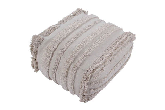 Lorena Canals Pouffe Air Natural 54x54x27cm - Image 4