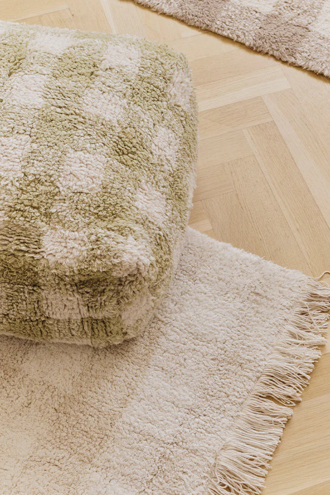 Lorena Canals Pouffe | Vichy Matcha - Image 3