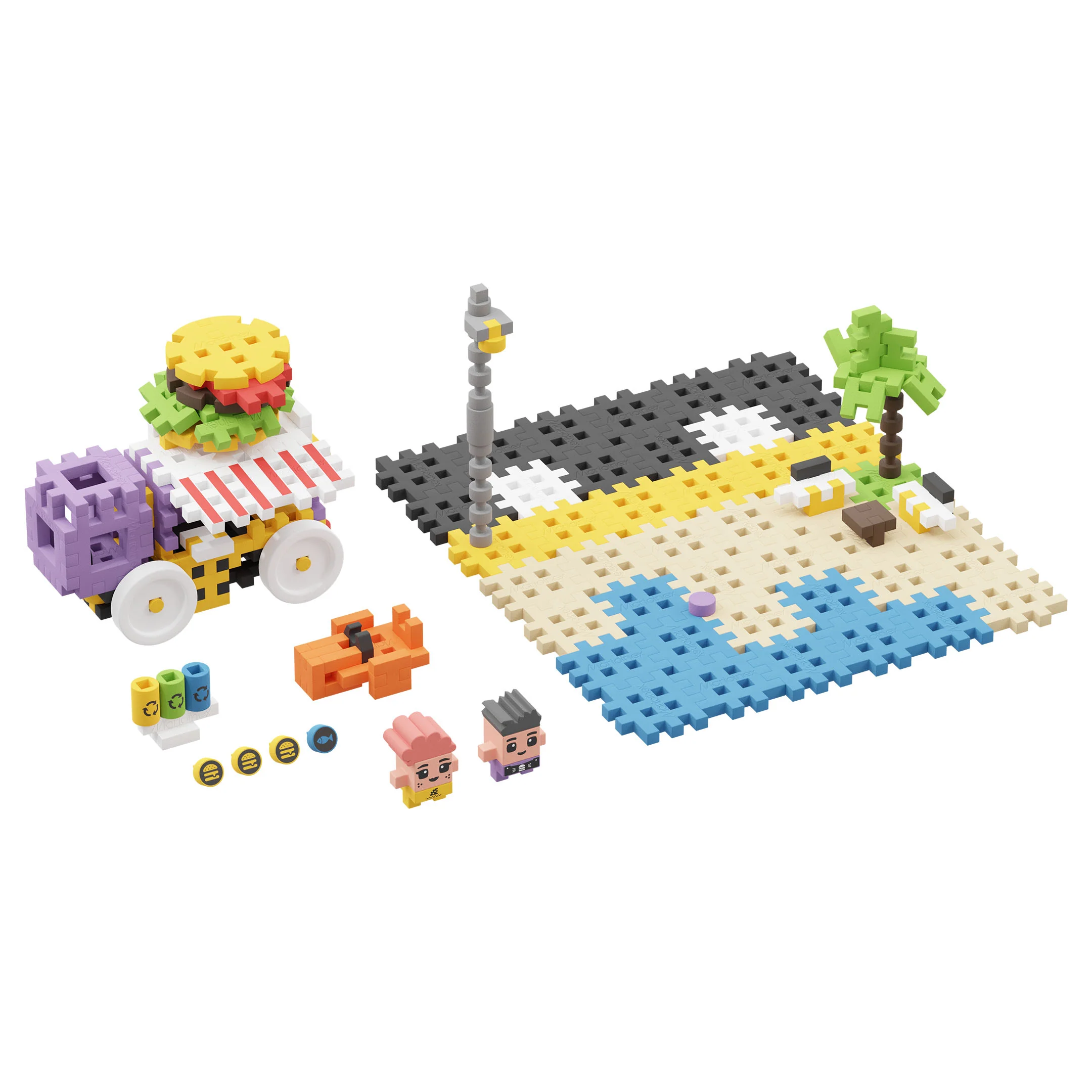 Marioinex Mini Waffle | Food Truck 148 Pcs - Image 11