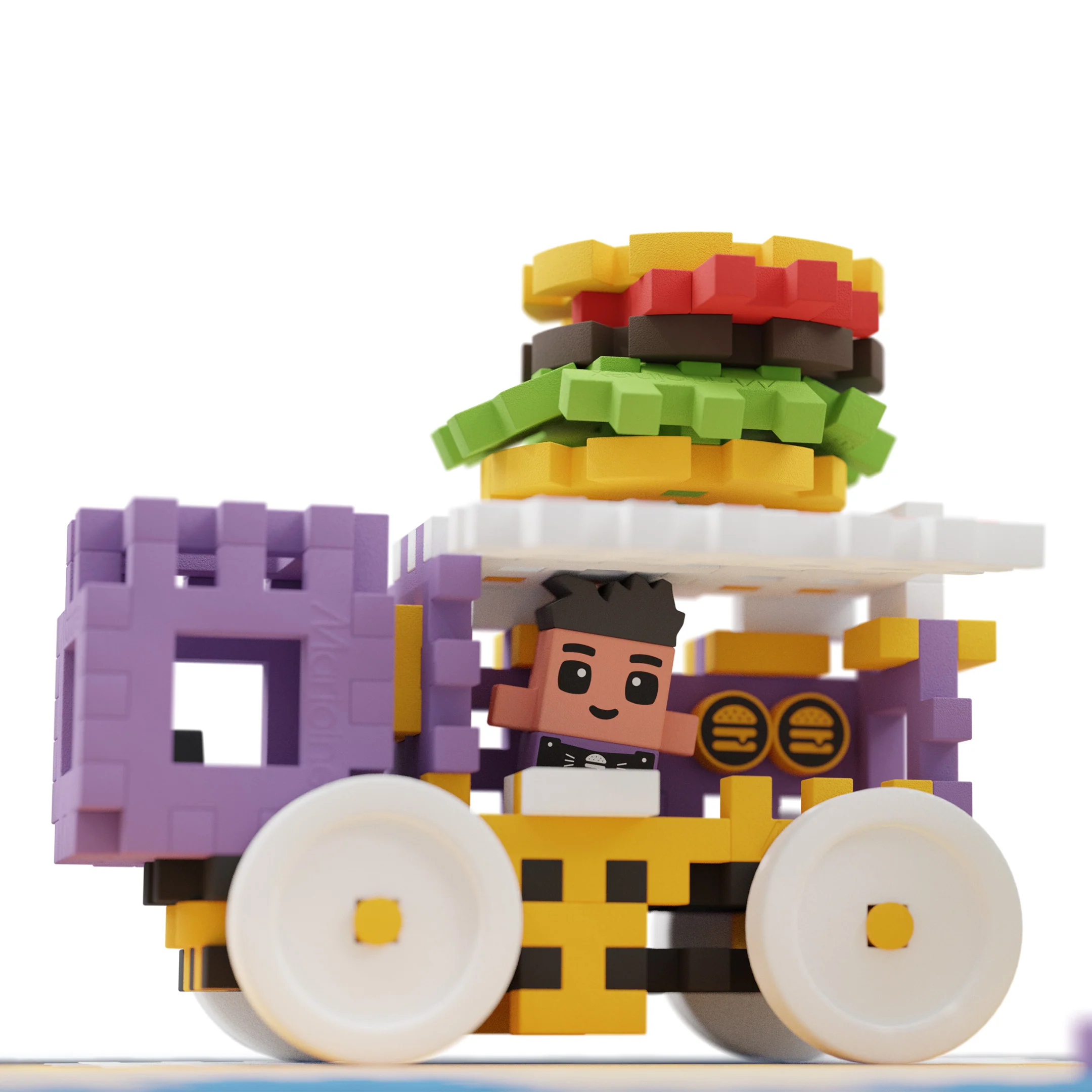 Marioinex Mini Waffle | Food Truck 148 Pcs - Image 7