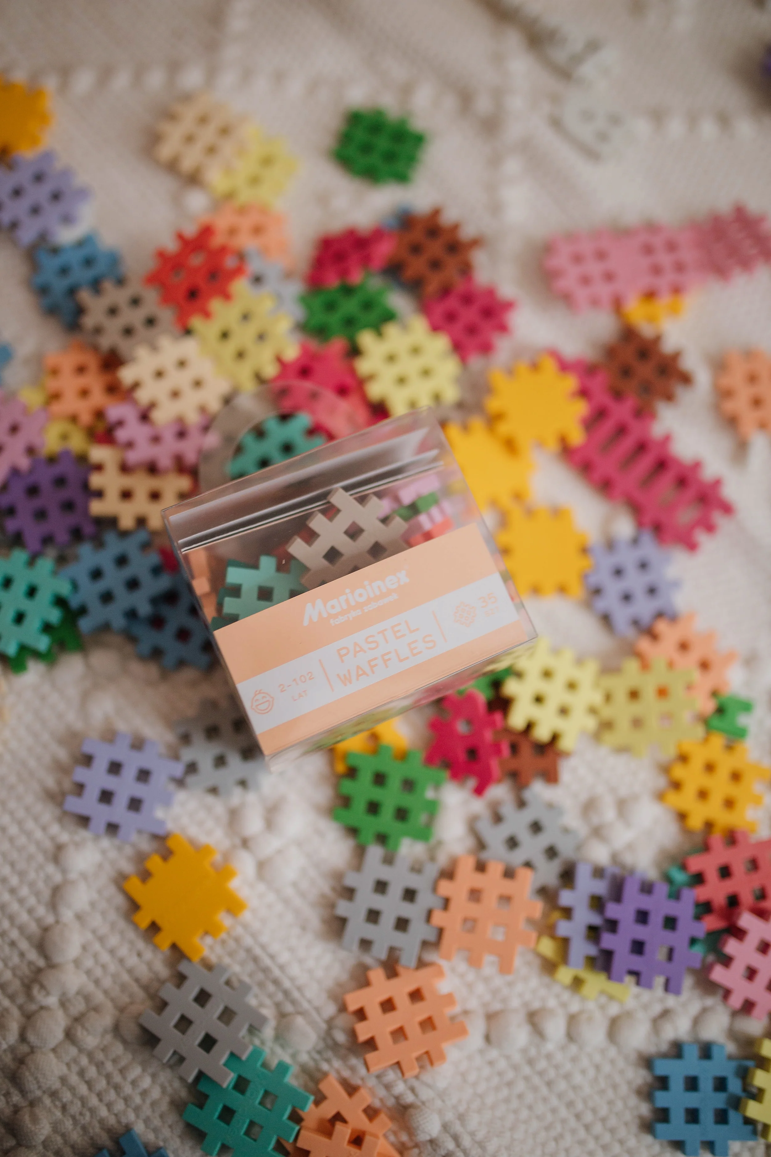 Marioinex Mini Waffle Pastel | 35 Pcs - Image 2