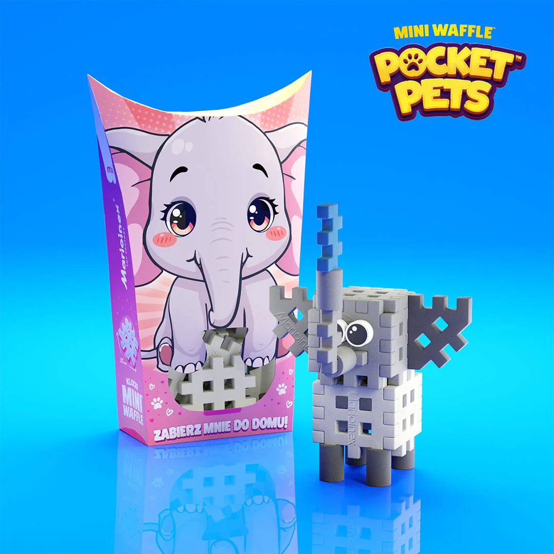 Marioinex Mini Waffle | Pocket Pets Elephant - Image 6