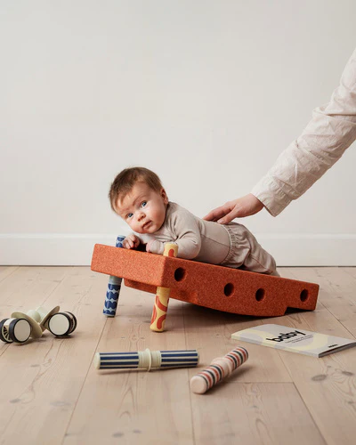 MODU Baby Activity Set | Burnt Orange / Dusty Green - Image 3