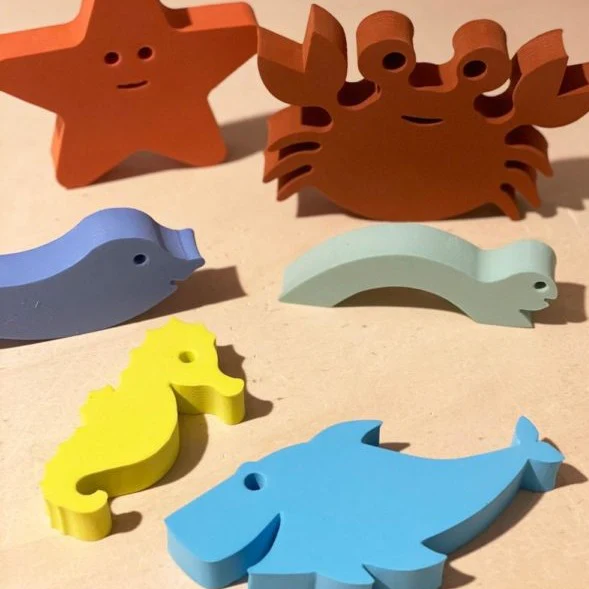 Moes Play Set 6 Foam Badspeeltjes Waterfun - Image 2