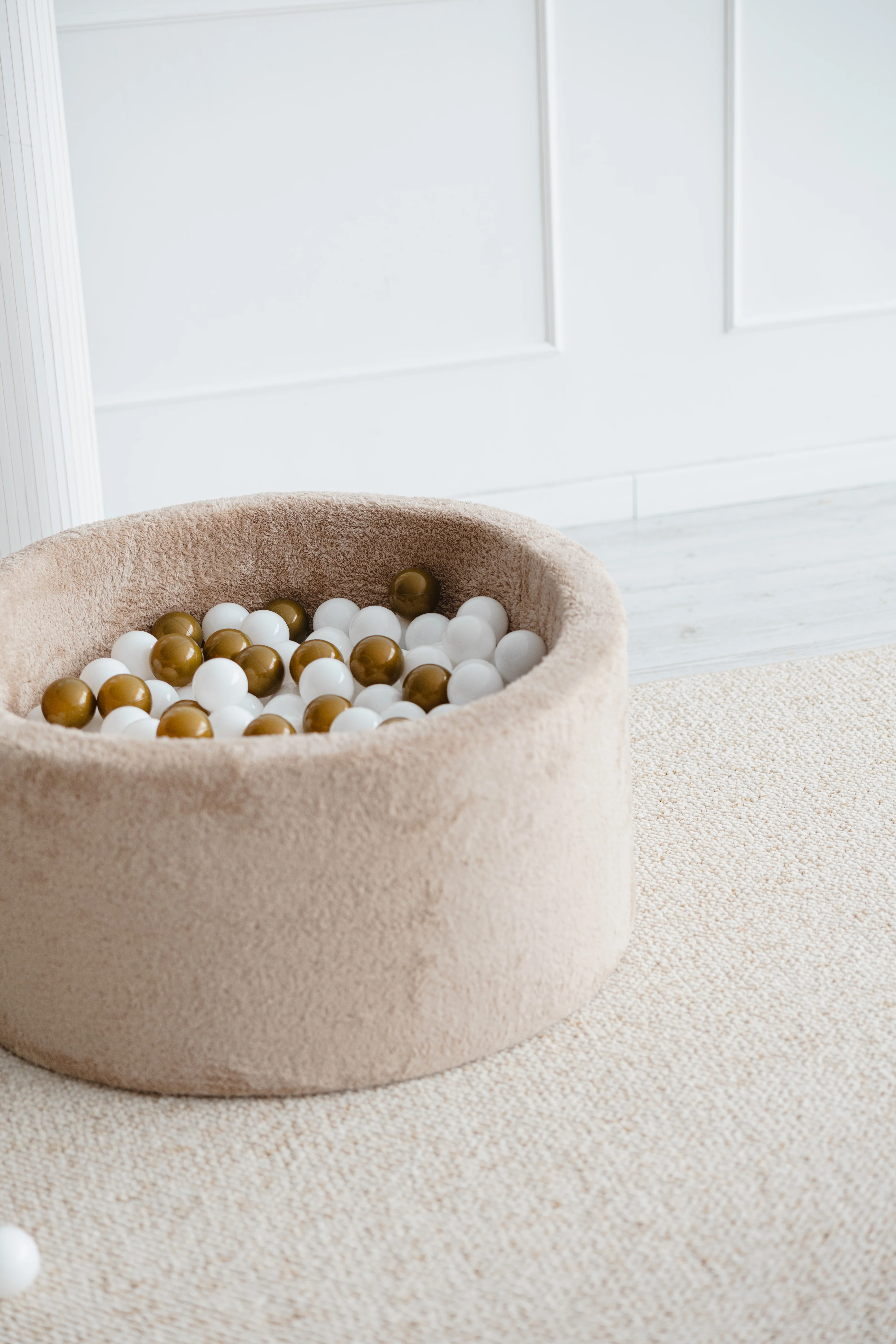 Moje Ballenbad Teddy 90x40cm | Beige - Image 2
