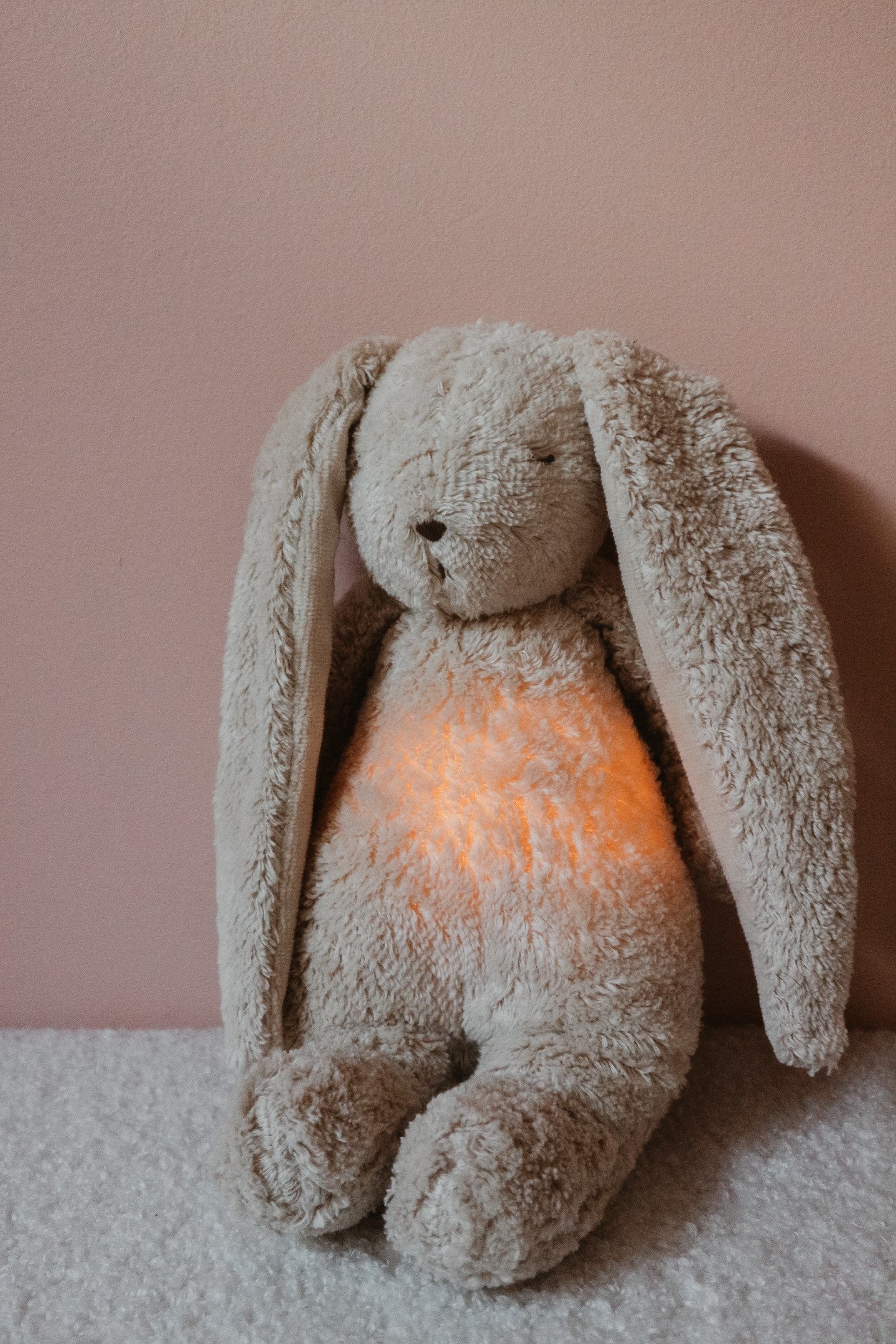 Moonie 2.0 upgrade - Knuffel Hartslag en Licht | Bunny Sand - Biologisch katoen - Image 8