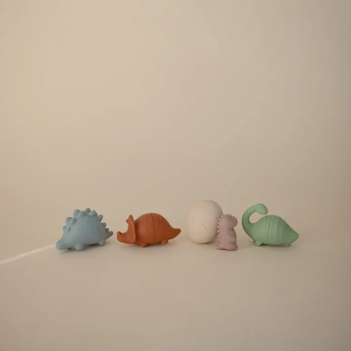Mushie Badspeelgoed Set 4-Pack | Dino - Image 2