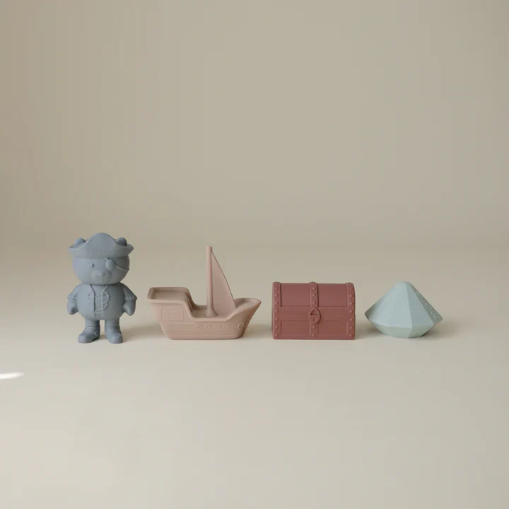 Mushie Badspeelgoed Set 4-Pack | Piraat - Image 2