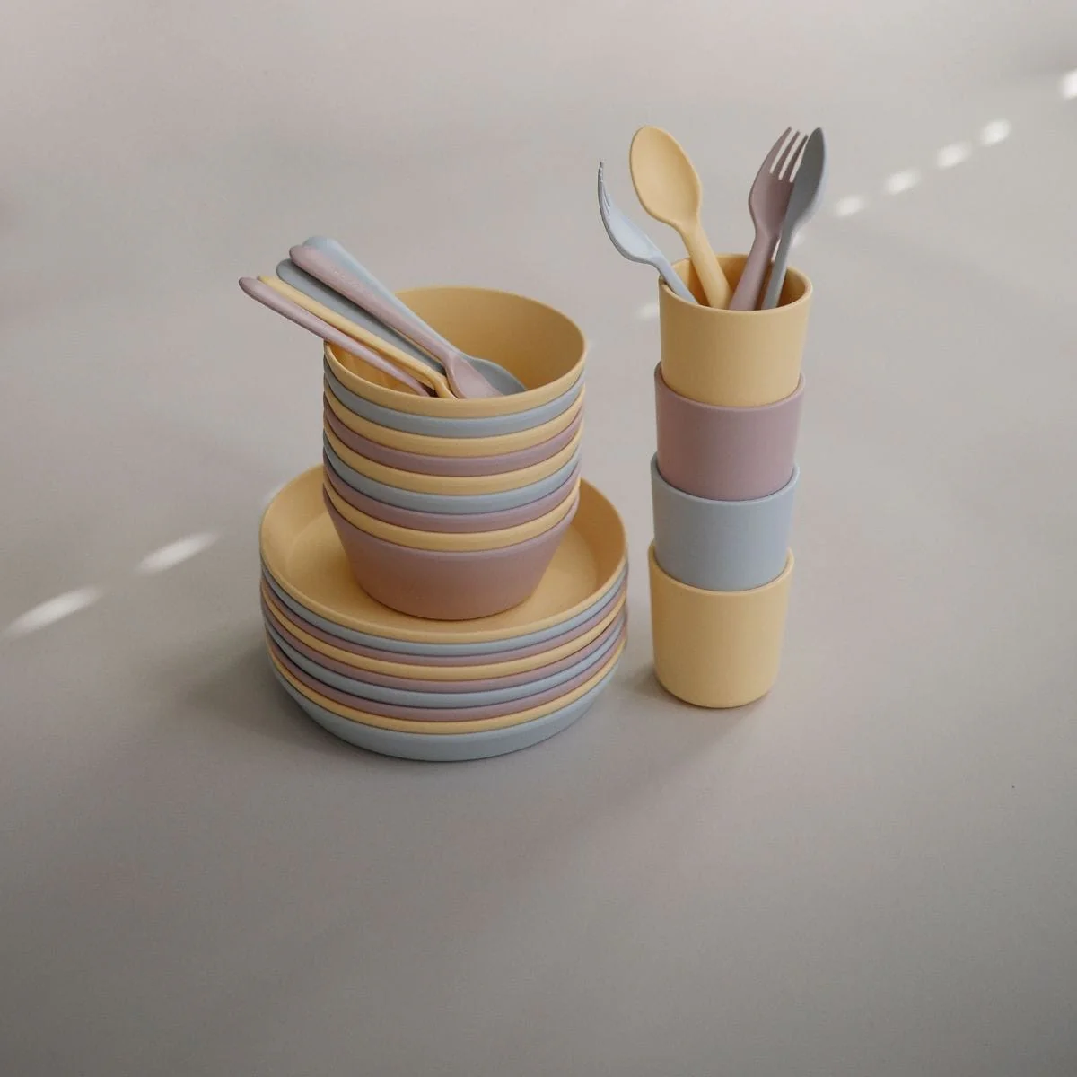 Mushie Drinkbeker Set 2 | Powder Blue - Image 2