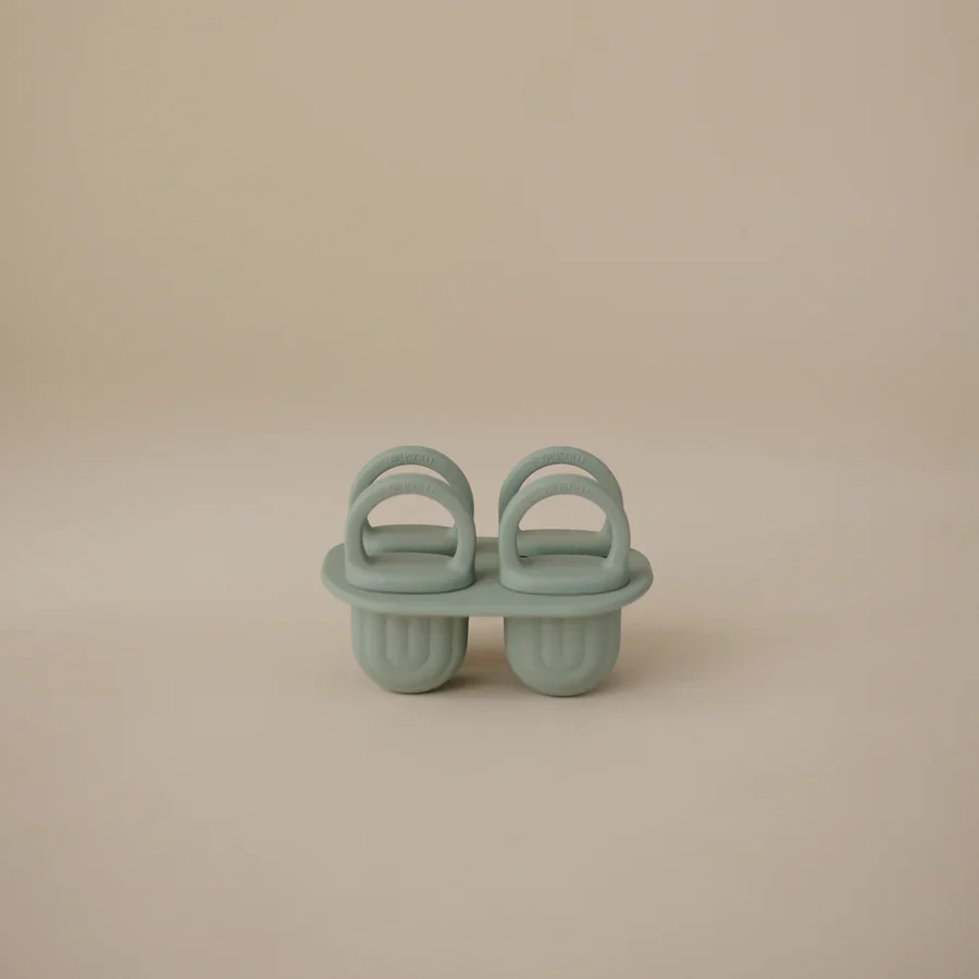 Mushie Ice Pop Tray Ijsjes | Cambridge Blue - Image 2