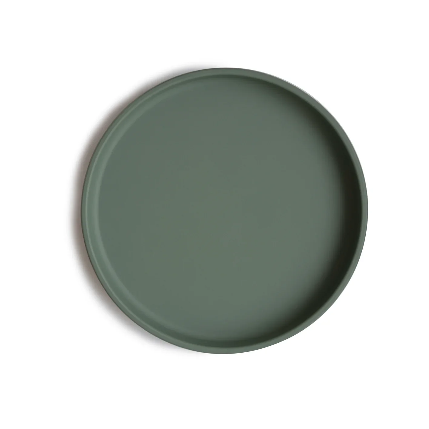 Mushie Silicone Bord Rond Met Zuignap | Dried Thyme - Image 2