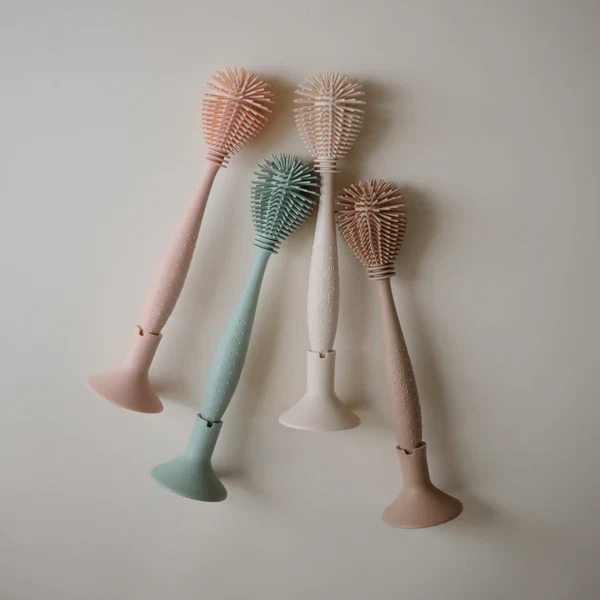 Mushie Silicone Flessenborstel | Shifting Sand - Image 3