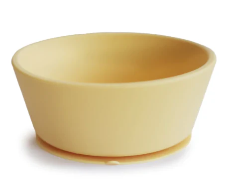 Mushie Silicone Suction Bowl Daffodil - Image 2