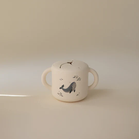 Mushie Siliconen Snack Cup | Whales - Image 2
