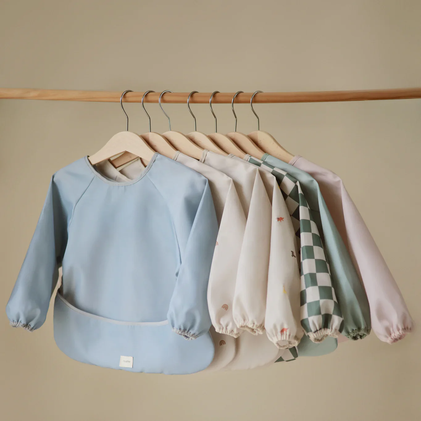 Mushie Slab Met Lange Mouwen | Olive Check - Image 5