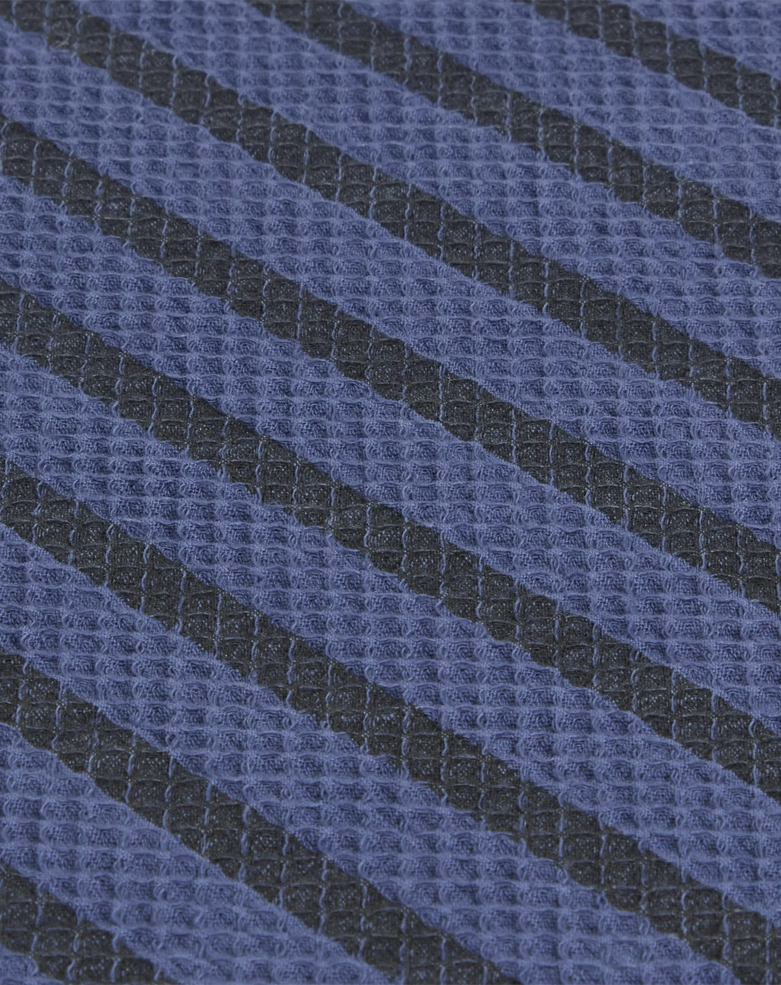 * Nobodinoz Landscape Wafel Vloermatras 60x120x4cm | Stripes Cobalt - Image 3