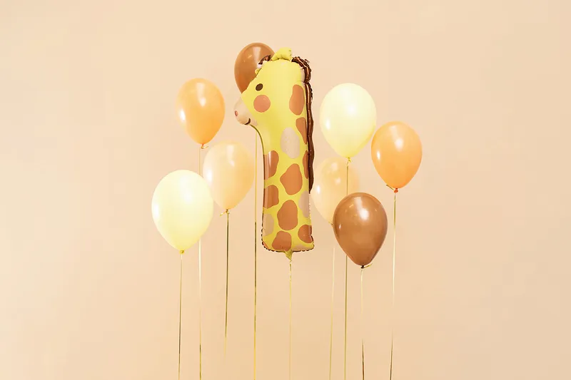 Party Deco Folie Ballon | Nummer 1 Giraffe - Image 2