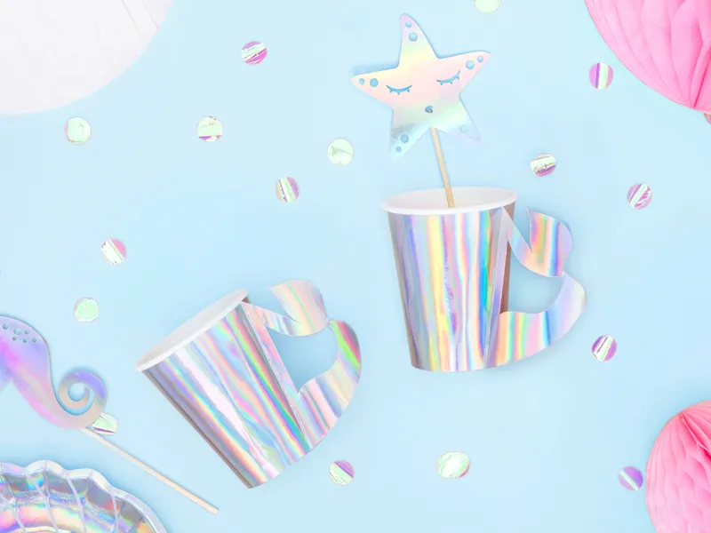 Party Deco Papieren Bekertjes 6ST | Zeemeerminnen 220ml - Image 3