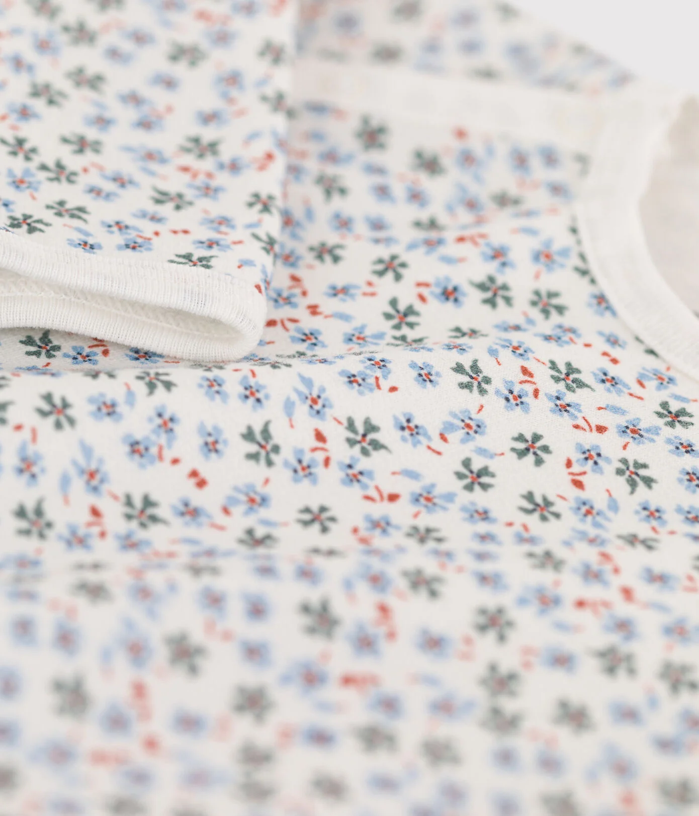 * Petit Bateau Baby Pyjama | Marshmallow - Image 2